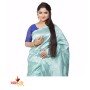 Fashionvibes SkyBlue Silk Saree
