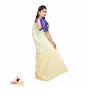 Fashionvibes Light Green,Yellow Silk Saree