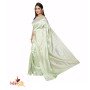Fashionvibes LightGreen Silk Saree