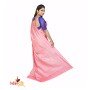 Fashionvibes Pink Silk Saree
