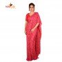 FashionvibesMulticolour Stripes Cotton Silk Saree for Women (Deep Pink)