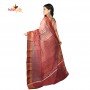 Fashionvibes Lightweight Cotton Silk Saree for Women (Light Burgundy)