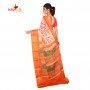 Fashionvibes Vibrant Mixed CottonSaree for Women(orange )