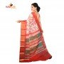 Fashionvibes Vibrant Mixed CottonSaree for Women(Red)