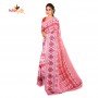 FashionvibesFreeflow Butter Silk Saree for Women (Light Pink)