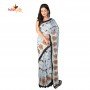 Fashionvibes Vibrant Butter SilkSaree for Women (Sea Green)