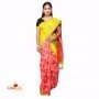 FASHIONVIBES COTTON GEOMETRIC PRINTED POCKET SAREE (MULTICOLORS) FASHIONVIBES COTTON GEOMETRIC PRINTED POCKET SAREE (MULTICOLORS)