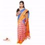 Fashionvibes Cotton printed Pocket saree (Red,Blue,Yellow) Fashionvibes Cotton printed Pocket saree (Red,Blue,Yellow)