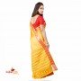 Fashionvibes Red & Yellow South silk saree