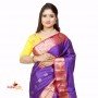Fashionvibes Violet South silk saree