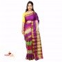 Fashionvibes Purple Art silk saree