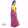 Fashionvibes Purple Art silk saree