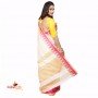 Fashionvibes  Woven Bollywood Silk Blend Saree  (Pink)