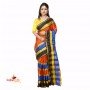 Fashionvibes  Woven Art Silk Saree  (Multicolor)
